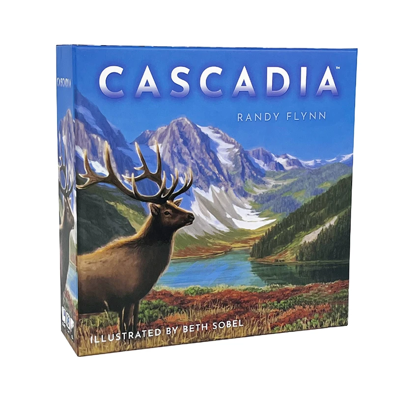 Board Game English For Kids - Cascadia Board Game LANDMARKS English Chessboard
