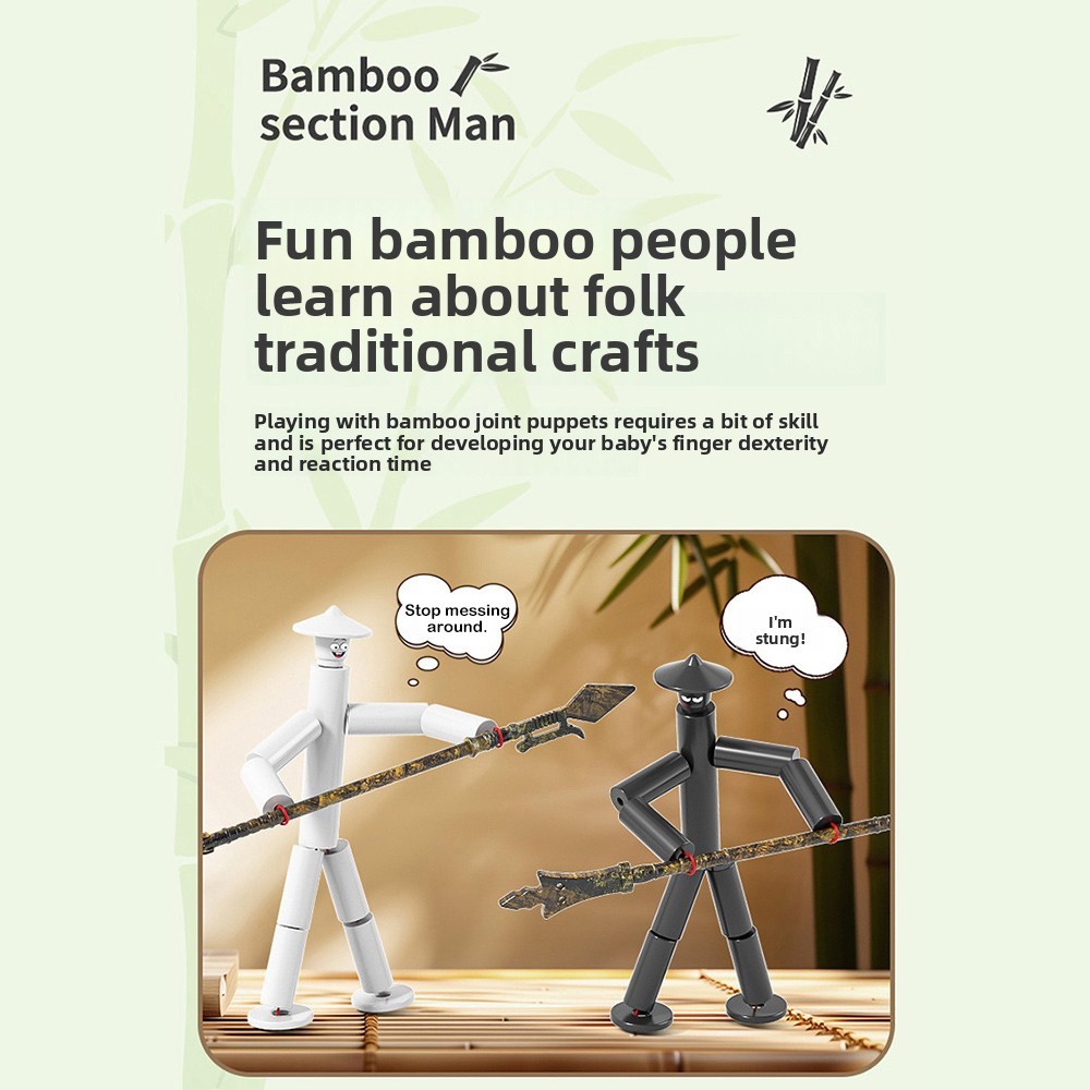 Two-player Battle Bamboo Man B - đánh giá và giá Board Game Word