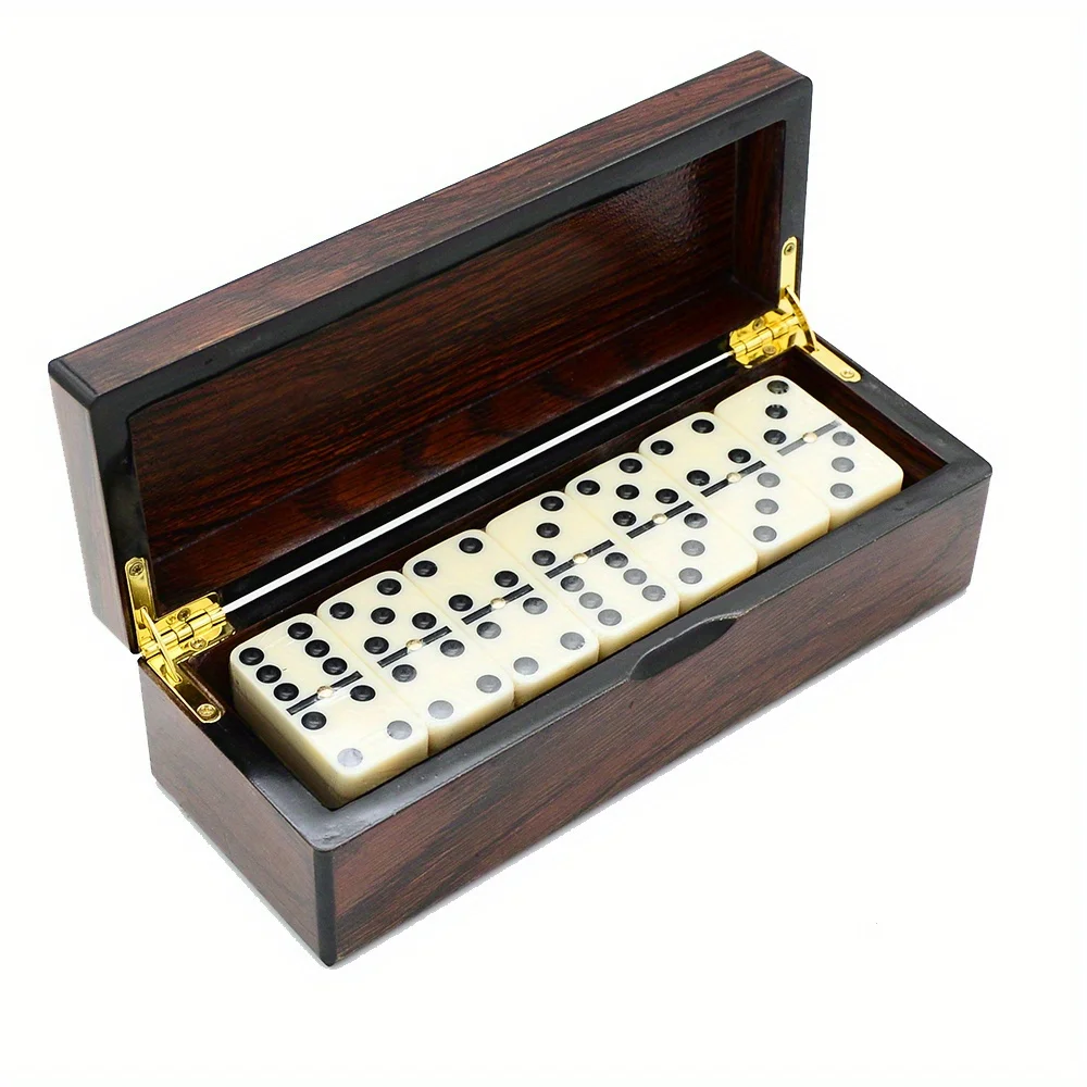 [Wooden Dominoes Game Set] 28p - đánh giá và giá Board Game Monopoli
