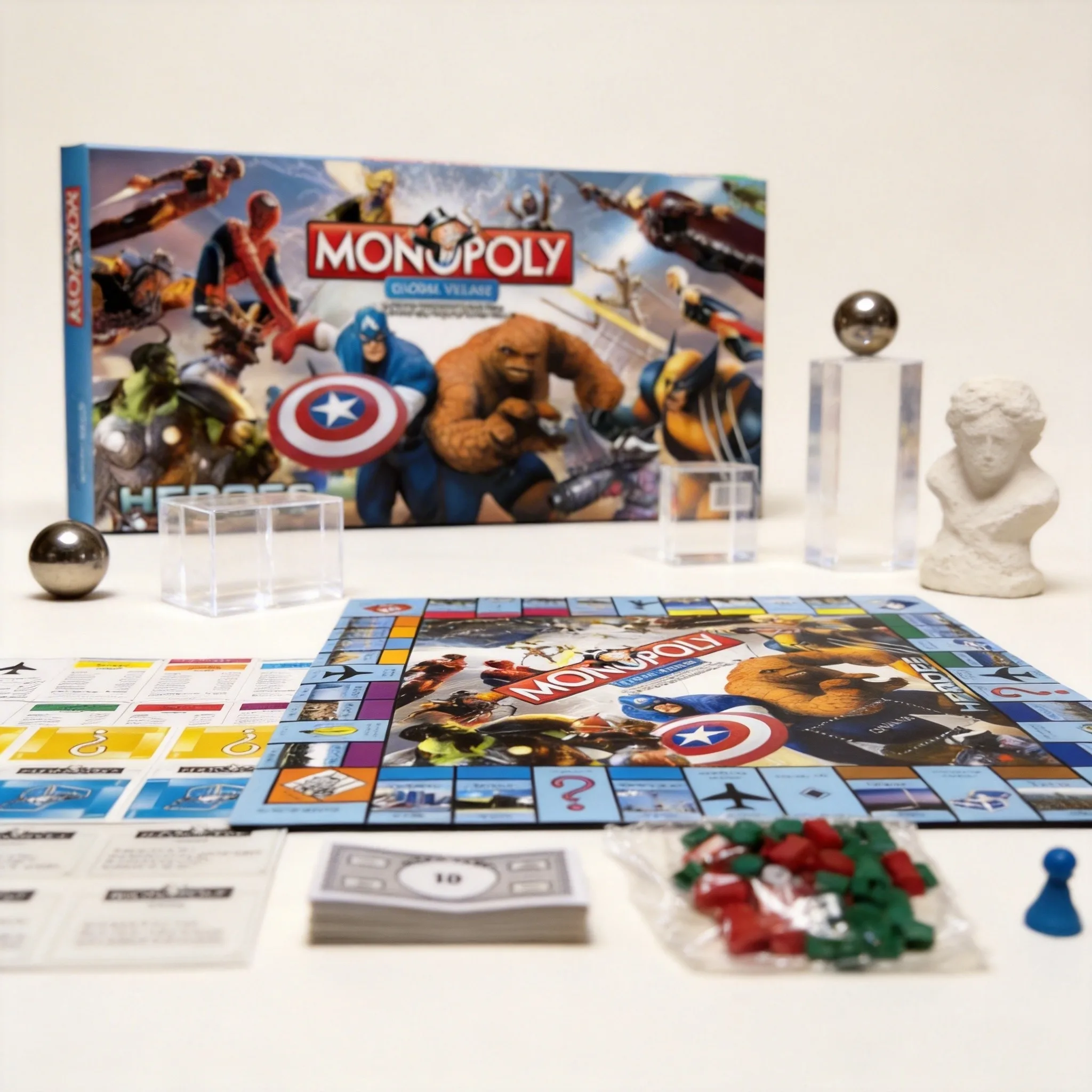 Marvel Heroes Monopoly Global  - đánh giá và giá Hasbro Game Monopoly